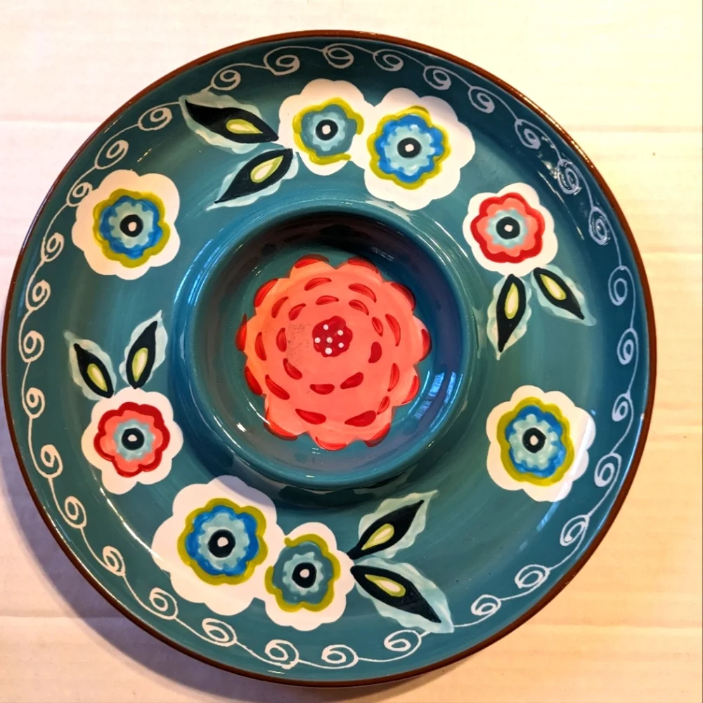 Decorative Ceramic Serving Plate